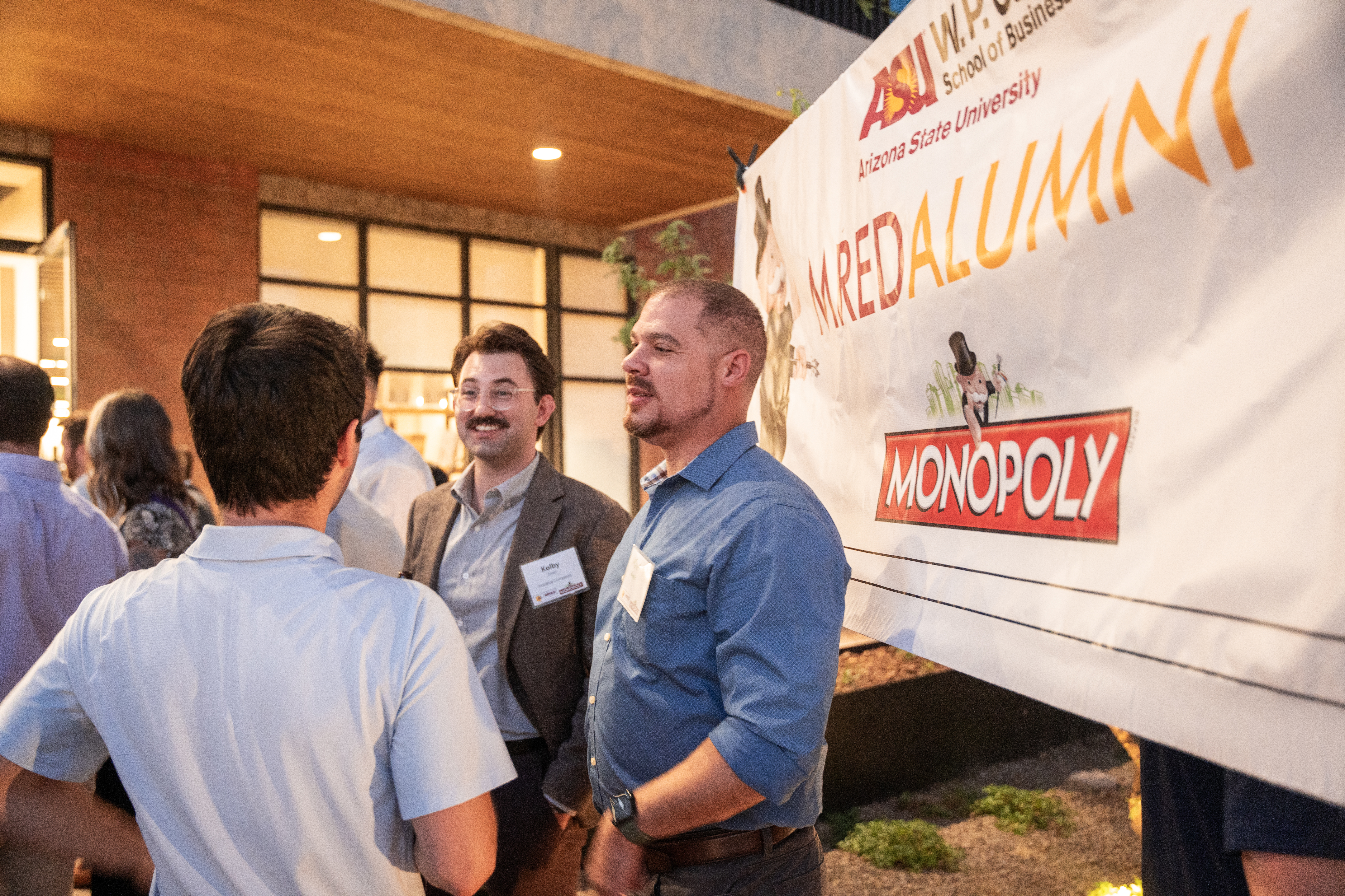 MRED alumni at the annual Monopoly Night event