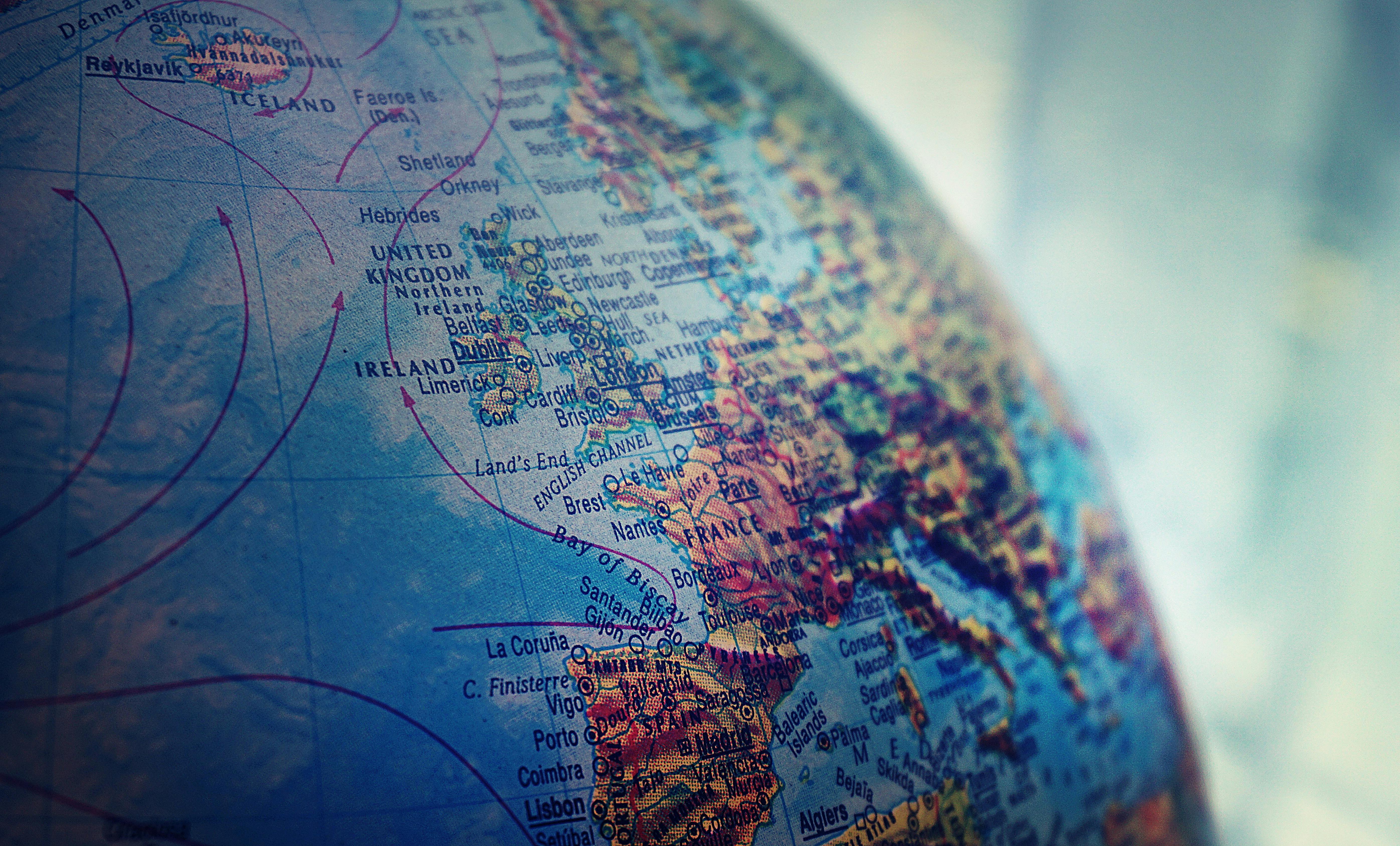 A globe.